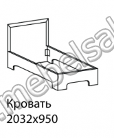  Детская Микки 1 Кровать